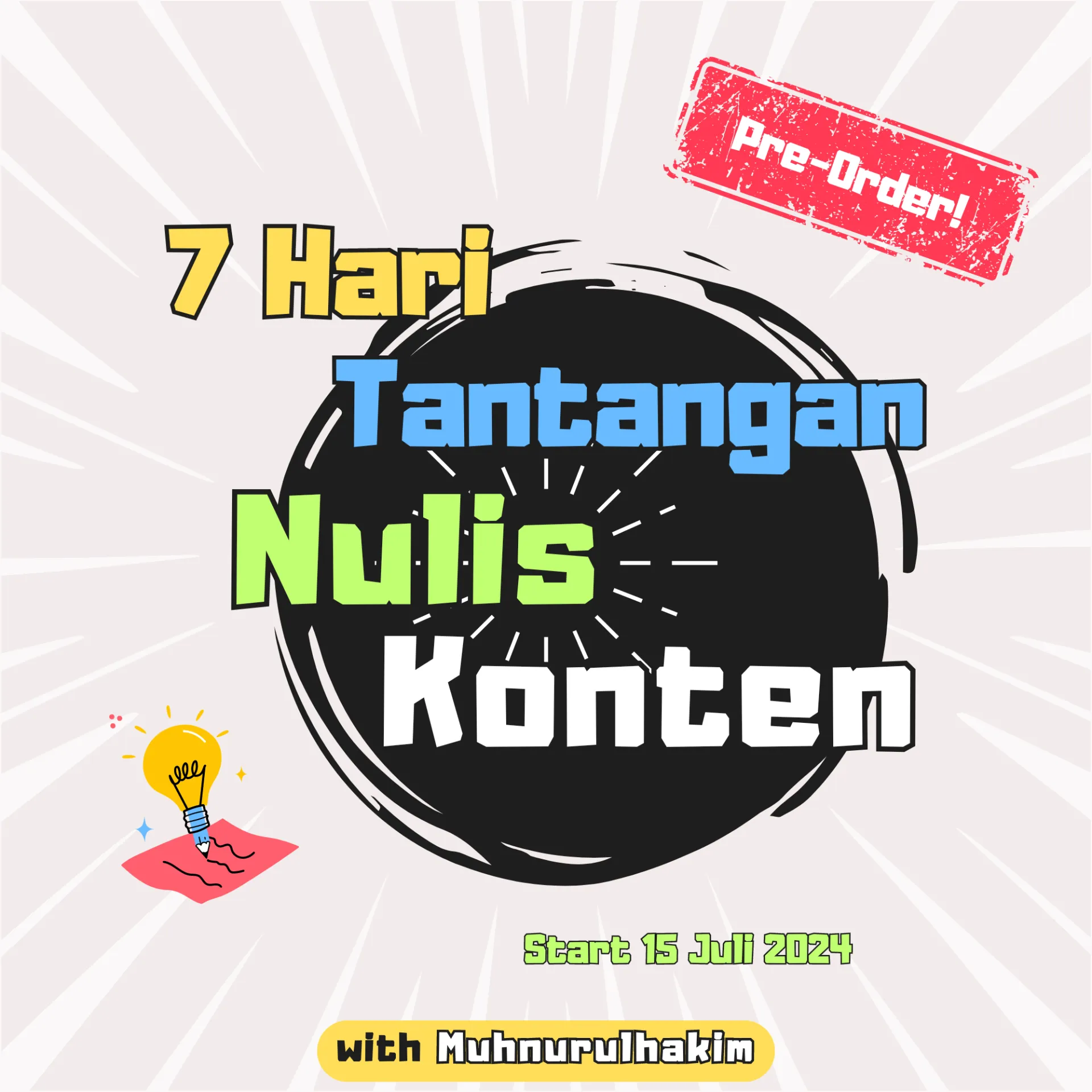 Tulisan Organik Pertama
